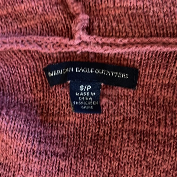American Eagle Outfitters Hooded Cardigan - Pink - Picture 3 of 3